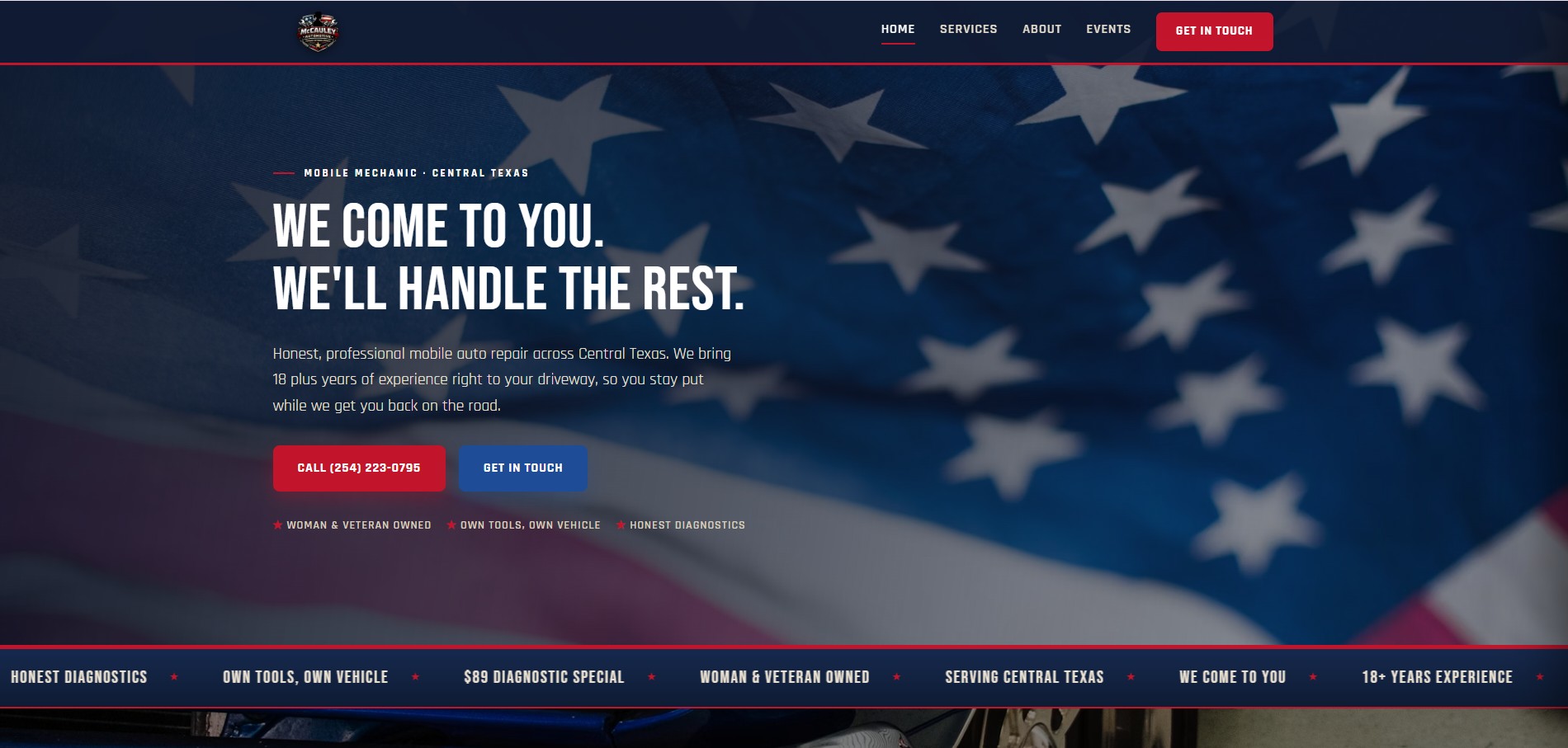 McCauley Automotive website